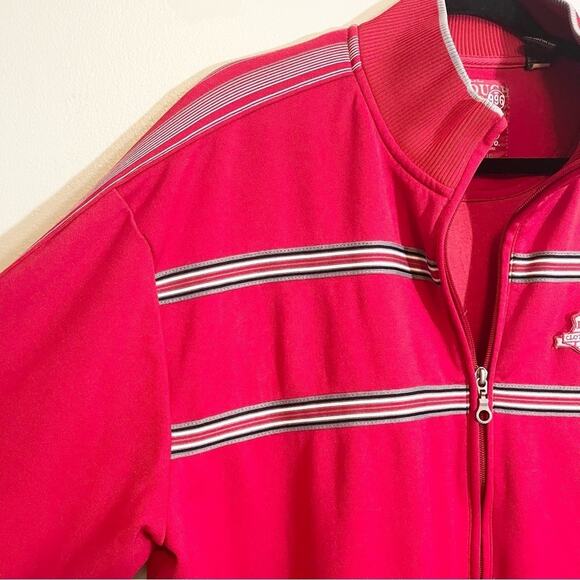 Enyce Men's Red Full Zip Stand-Up Collar Long Sleeve All Borough 96 Jacket XL - Picture 4 of 14